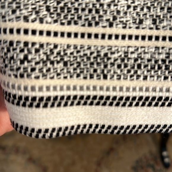 Jasper Cotton Wool Blend Stripe Tweed Raw Edged Lapels Corporate Jacket Size S - Picture 6 of 13